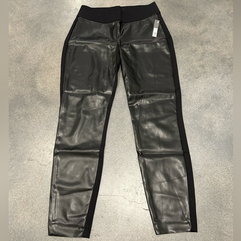 NEW The Limited Black Faux Leather Pants Women’s Size 10